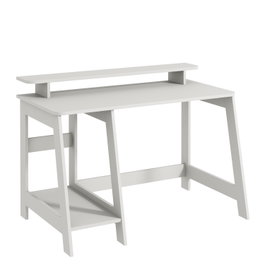 Hanah Home Escritorio de Estudio Blanco con Estantes